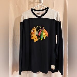 Chicago Blackhawks CCM Mens long sleeve Teravainen jersey / shirt size Large